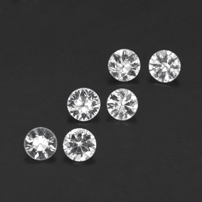 Achetez naturel ct blanc saphir gems, coupe roude, en provenance madagascar chez gemselect. en stock, livraison internationale!