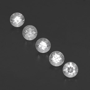 Achetez naturel ct blanc saphir gems, coupe roude, en provenance madagascar chez gemselect. en stock, livraison internationale!