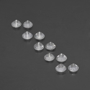 Achetez naturel ct blanc saphir gems, coupe roude, en provenance madagascar chez gemselect. en stock, livraison internationale!