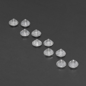Achetez naturel ct blanc saphir gems, coupe roude, en provenance madagascar chez gemselect. en stock, livraison internationale!