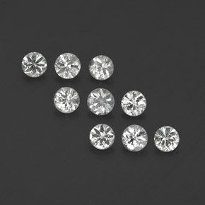 Achetez naturel ct blanc saphir gems, coupe roude, en provenance madagascar chez gemselect. en stock, livraison internationale!