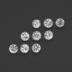 Achetez naturel ct blanc saphir gems, coupe roude, en provenance madagascar chez gemselect. en stock, livraison internationale!