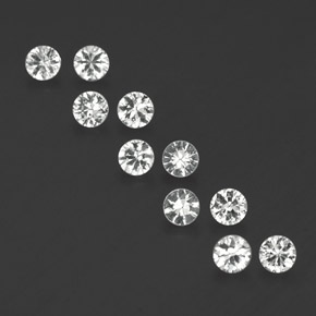 Achetez naturel ct blanc saphir gems, coupe roude, en provenance madagascar chez gemselect. en stock, livraison internationale!