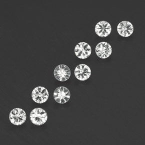 Achetez naturel ct blanc saphir gems, coupe roude, en provenance madagascar chez gemselect. en stock, livraison internationale!