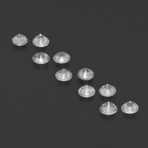 Achetez naturel ct blanc saphir gems, coupe roude, en provenance madagascar chez gemselect. en stock, livraison internationale!