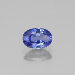 Saphir bleue naturelle coupe ovale, 1,09 ct, VVS
