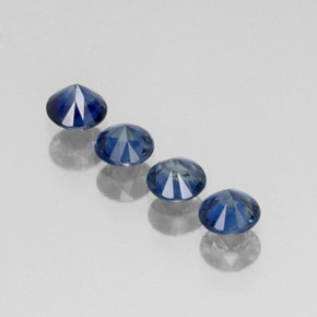 Achetez naturel ct bleue saphir gems, coupe roude, en provenance madagascar chez gemselect. en stock, livraison internationale!