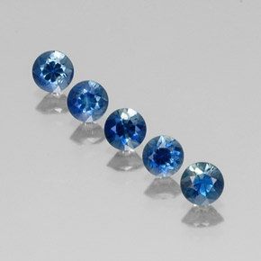 Achetez naturel ct bleue saphir gems, coupe roude, en provenance madagascar chez gemselect. en stock, livraison internationale!