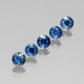 Achetez naturel ct bleue saphir gems, coupe roude, en provenance madagascar chez gemselect. en stock, livraison internationale!