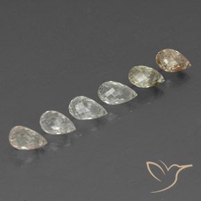 Shop natural 5.50ct Multicolore Saphir gems, Briolette, from Tanzanie at GemSelect. In stock, global shipping!