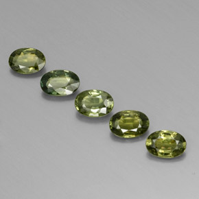 Achetez naturel 2,69ct vert saphir gems, coupe ovale, en provenance australie chez gemselect. en stock, livraison internationale!