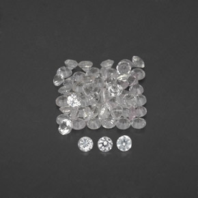 Achetez naturel ct blanc saphir gems, coupe roude, en provenance sri lanka (ceylan) chez gemselect. en stock, livraison internationale!
