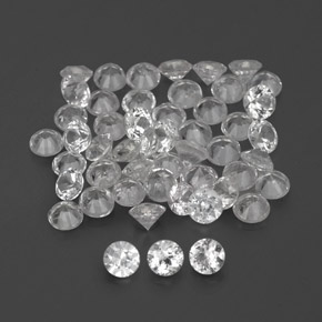 Achetez naturel ct blanc saphir gems, coupe roude, en provenance sri lanka (ceylan) chez gemselect. en stock, livraison internationale!