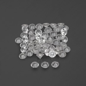 Achetez naturel ct blanc saphir gems, coupe roude, en provenance sri lanka (ceylan) chez gemselect. en stock, livraison internationale!