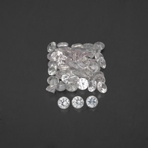 Achetez naturel ct blanc saphir gems, coupe roude, en provenance sri lanka (ceylan) chez gemselect. en stock, livraison internationale!