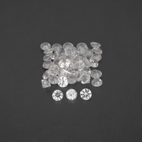 Achetez naturel ct blanc saphir gems, coupe roude, en provenance sri lanka (ceylan) chez gemselect. en stock, livraison internationale!