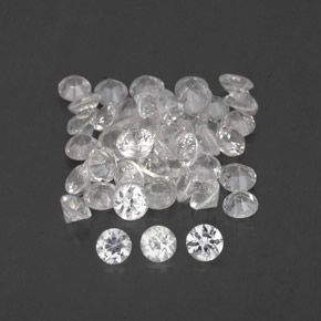 Achetez naturel ct blanc saphir gems, coupe roude, en provenance sri lanka (ceylan) chez gemselect. en stock, livraison internationale!