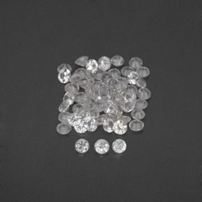 Achetez naturel ct blanc saphir gems, coupe roude, en provenance sri lanka chez gemselect. en stock, livraison internationale!