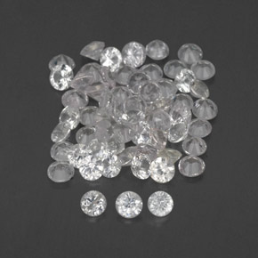 Achetez naturel ct blanc saphir gems, coupe roude, en provenance sri lanka chez gemselect. en stock, livraison internationale!