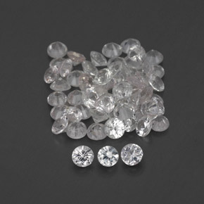 Achetez naturel ct blanc saphir gems, coupe roude, en provenance sri lanka (ceylan) chez gemselect. en stock, livraison internationale!