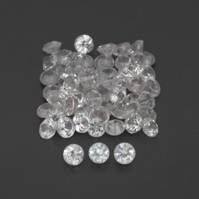 Achetez naturel ct blanc saphir gems, coupe roude, en provenance sri lanka (ceylan) chez gemselect. en stock, livraison internationale!