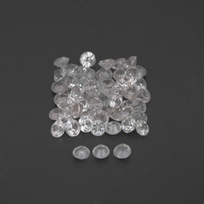 Achetez naturel ct blanc saphir gems, coupe roude, en provenance sri lanka (ceylan) chez gemselect. en stock, livraison internationale!