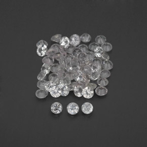 Achetez naturel ct blanc saphir gems, coupe roude, en provenance sri lanka (ceylan) chez gemselect. en stock, livraison internationale!