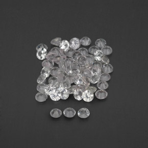 Achetez naturel ct blanc saphir gems, coupe roude, en provenance sri lanka (ceylan) chez gemselect. en stock, livraison internationale!
