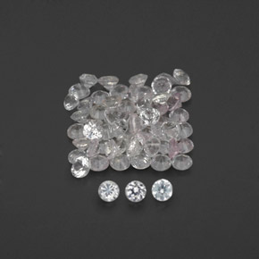 Achetez naturel ct blanc saphir gems, coupe roude, en provenance sri lanka (ceylan) chez gemselect. en stock, livraison internationale!