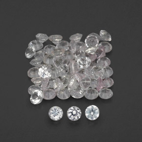 Achetez naturel ct blanc saphir gems, coupe roude, en provenance sri lanka (ceylan) chez gemselect. en stock, livraison internationale!
