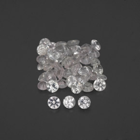 Achetez naturel ct blanc saphir gems, coupe roude, en provenance sri lanka (ceylan) chez gemselect. en stock, livraison internationale!