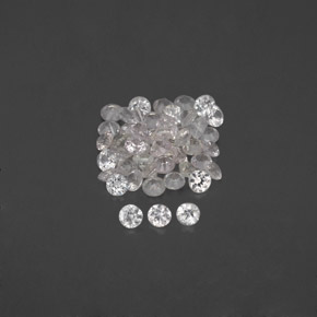 Achetez naturel ct blanc saphir gems, coupe roude, en provenance sri lanka (ceylan) chez gemselect. en stock, livraison internationale!