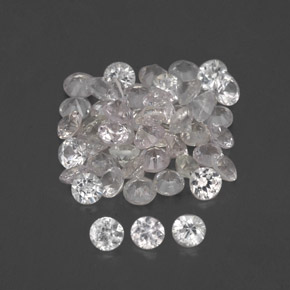 Achetez naturel ct blanc saphir gems, coupe roude, en provenance sri lanka (ceylan) chez gemselect. en stock, livraison internationale!