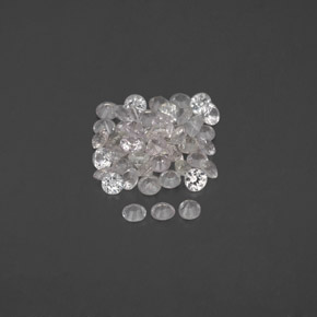 Achetez naturel ct blanc saphir gems, coupe roude, en provenance sri lanka (ceylan) chez gemselect. en stock, livraison internationale!