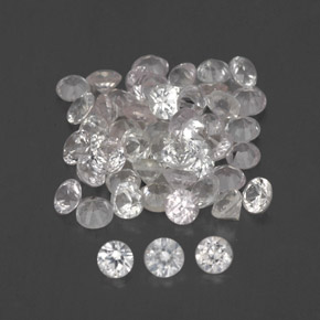Achetez naturel ct blanc saphir gems, coupe roude, en provenance sri lanka (ceylan) chez gemselect. en stock, livraison internationale!