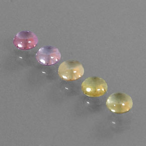 Achetez naturel 1,71ct multicolore saphir gems, coupe roude, en provenance madagascar chez gemselect. en stock, livraison internationale!