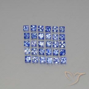 Achetez naturel 4,09ct bleue saphir gems, carré, en provenance sri lanka chez gemselect. en stock, livraison internationale!
