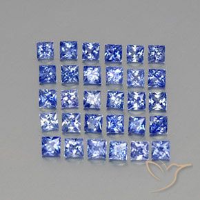 Achetez naturel 4,09ct bleue saphir gems, carré, en provenance sri lanka chez gemselect. en stock, livraison internationale!
