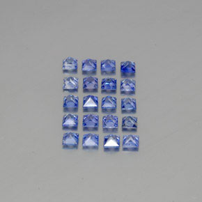 Achetez naturel ct bleue saphir gems, carré, en provenance sri lanka (ceylan) chez gemselect. en stock, livraison internationale!