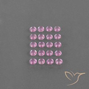 Achetez naturel 3,26ct rose saphir gems, coupe roude, en provenance madagascar chez gemselect. en stock, livraison internationale!