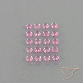 3.17ctw Naturel Rose très clair Saphir, Tour, Transparent