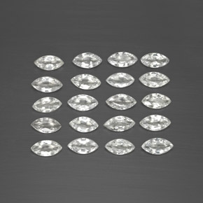 Achetez naturel ct blanc saphir gems, marquise, en provenance sri lanka chez gemselect. en stock, livraison internationale!
