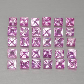 Achetez naturel 2,67ct rose saphir gems, carré, en provenance madagascar chez gemselect. en stock, livraison internationale!