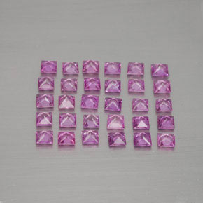 Achetez naturel 2,67ct rose saphir gems, carré, en provenance madagascar chez gemselect. en stock, livraison internationale!
