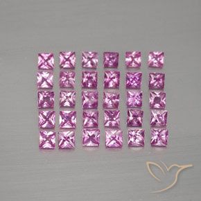 Achetez naturel 2,69ct rose saphir gems, carré, en provenance madagascar chez gemselect. en stock, livraison internationale!