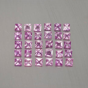Achetez naturel ct rose saphir gems, carré, en provenance madagascar chez gemselect. en stock, livraison internationale!