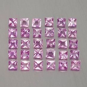Achetez naturel ct rose saphir gems, carré, en provenance madagascar chez gemselect. en stock, livraison internationale!