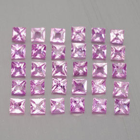 Achetez naturel 2,34ct rose saphir gems, carré, en provenance madagascar chez gemselect. en stock, livraison internationale!