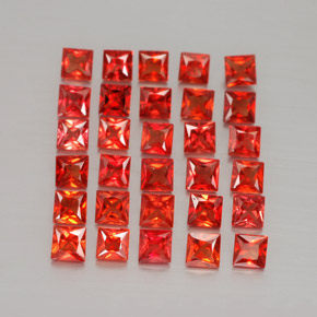 Achetez naturel ct orange saphir gems, carré, en provenance tanzanie (songea) chez gemselect. en stock, livraison internationale!