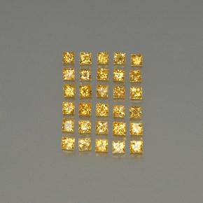 Achetez naturel 3,56ct jaune saphir gems, carré, en provenance tanzanie chez gemselect. en stock, livraison internationale!